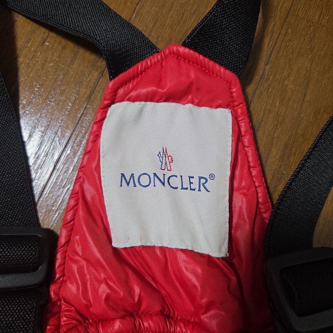 MONCLER スノーパンツ 95cm未満 レッド/ネイビー