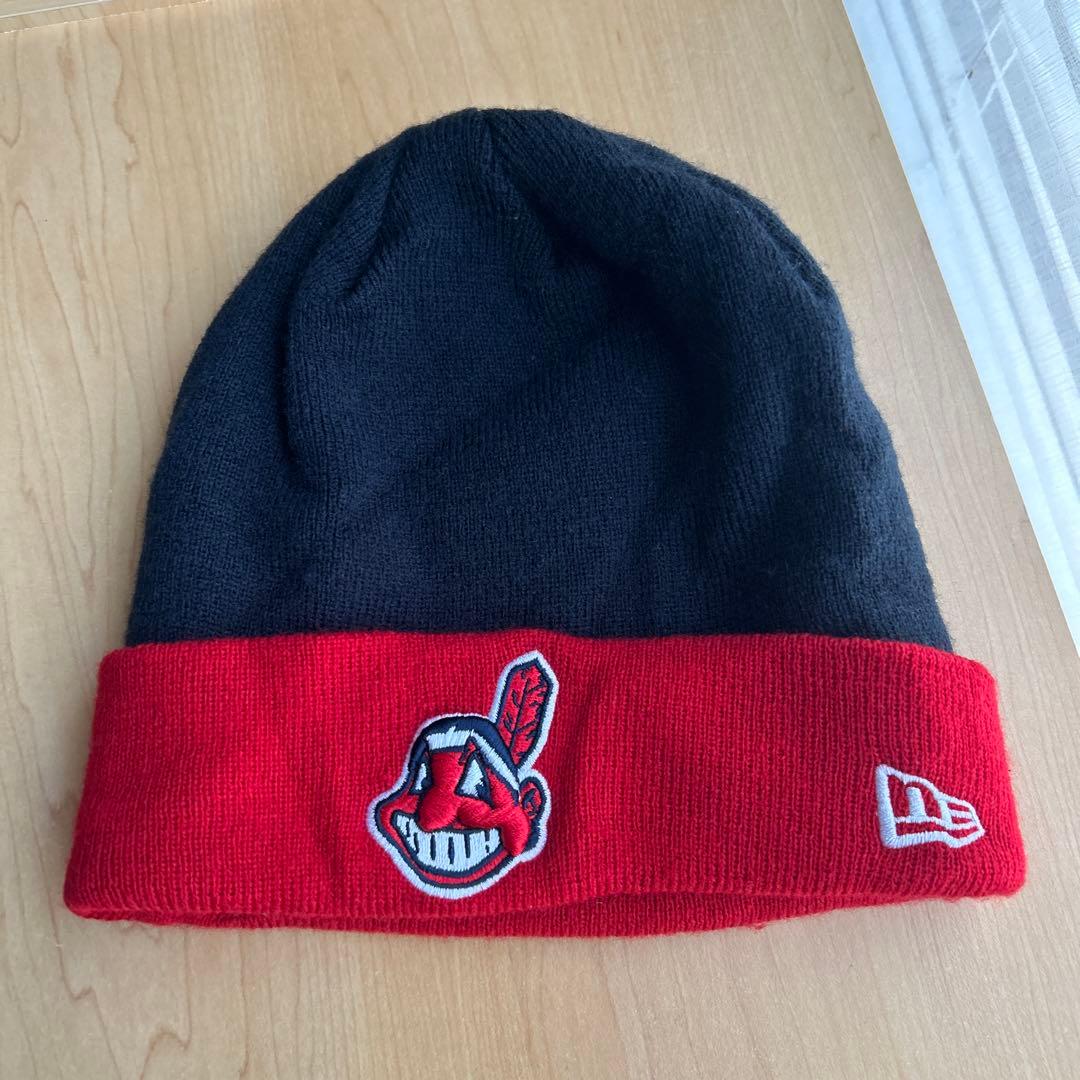 NEWERA ニューエラ インディアンス ワフー酋長　ニット帽　未使用