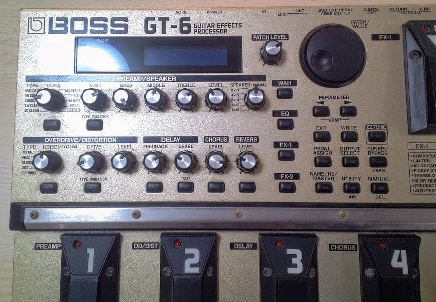 ◆◆◆BOSS GT-6 Guitar Effects Processor