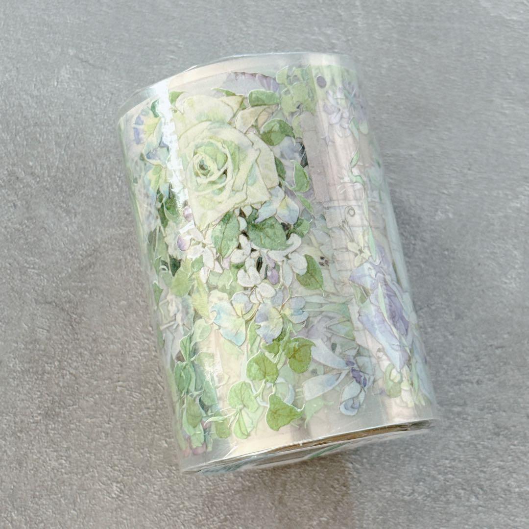 新七天《夏莉花园》海外マスキングテープ　マステ 【2570】