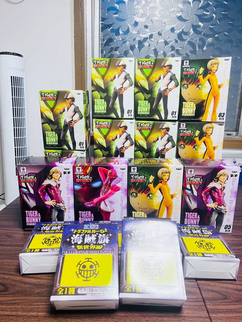 TIGER & BUNNY フィギュア全12体セットワンピース旗6セット