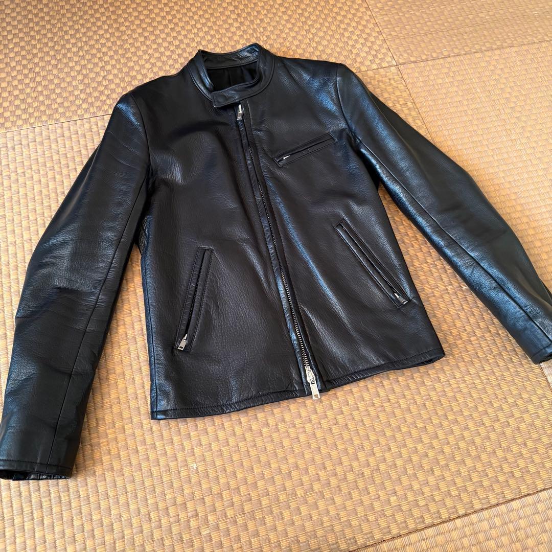 【良品】リチウムオム　シングルライダース　ジャケット