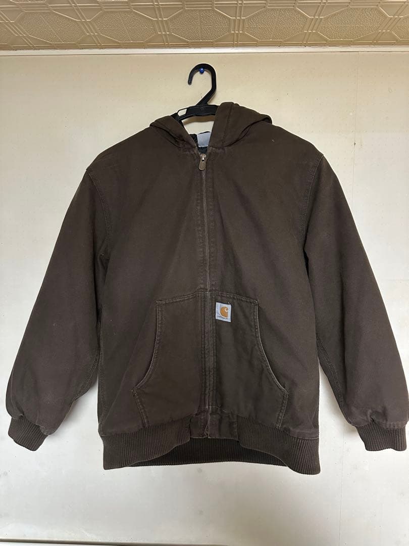 carhartt アクティブジャケット ブラウン ダック生地