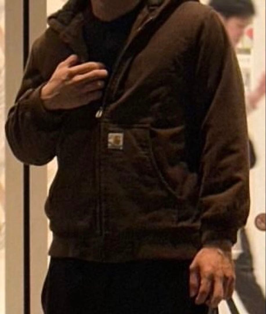 carhartt アクティブジャケット ブラウン ダック生地