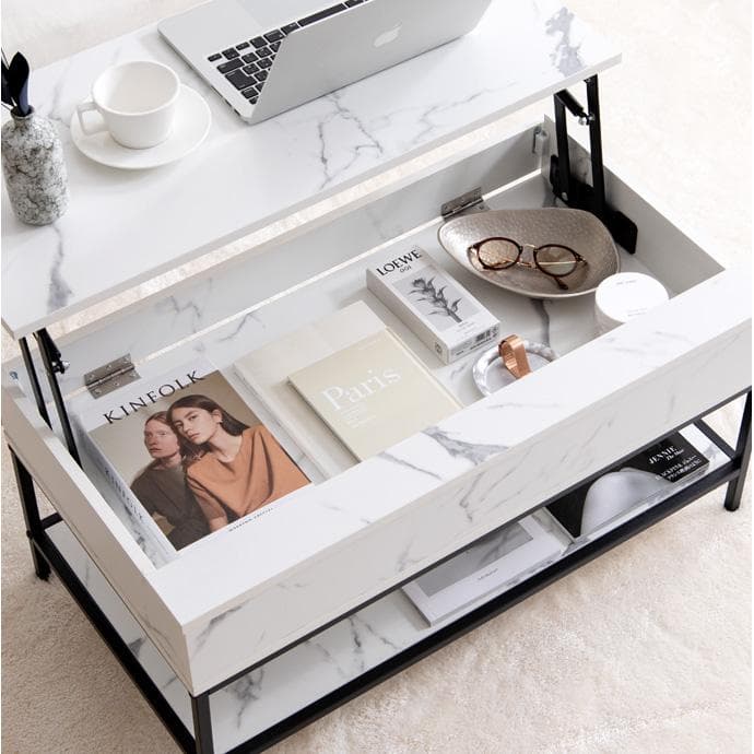 【幅80cm】昇降式テーブル 小さめ 昇降テーブル コンパクト【ストーングレー】