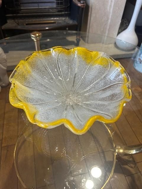 ガラス皿　アンティーク