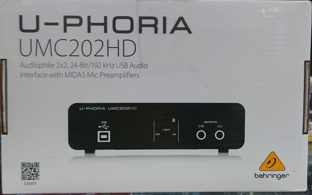 behringer U-PHORIA UMC202HDオーディオインターフェース