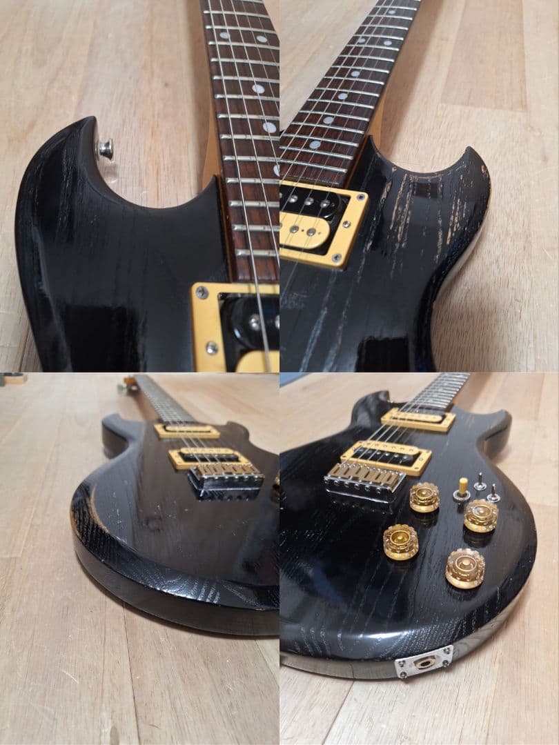 【日本製】マツモク　CS-250　調整済　エレキギター　カートコバーン