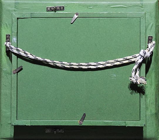 Lee【日月青富士】 日本画 0号