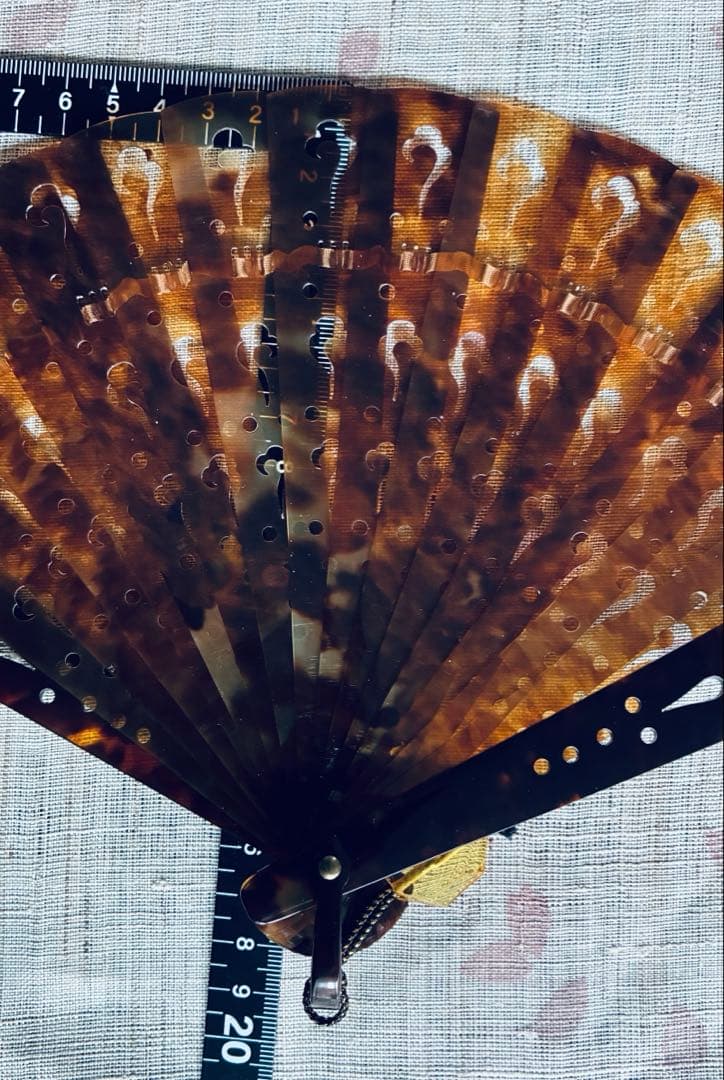 坂本べっ甲店　長崎べっ甲　扇子