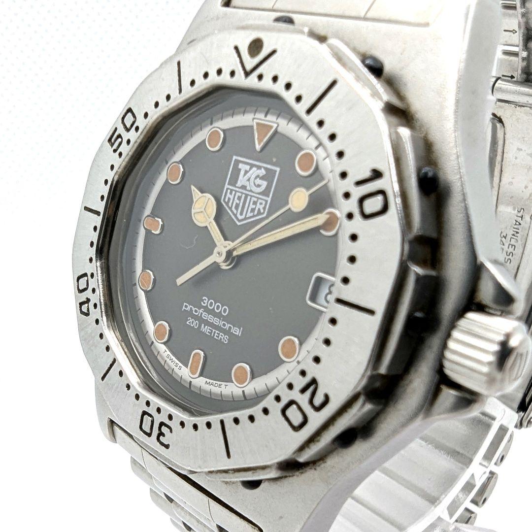 【箱 コマ付き】TAG HEUER プロフェッショナル3000 デイト