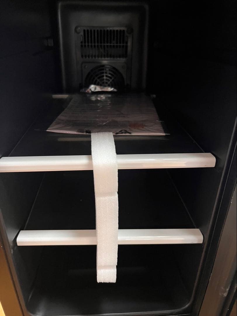 Shelddi 小型冷蔵庫 23L ガラスドア