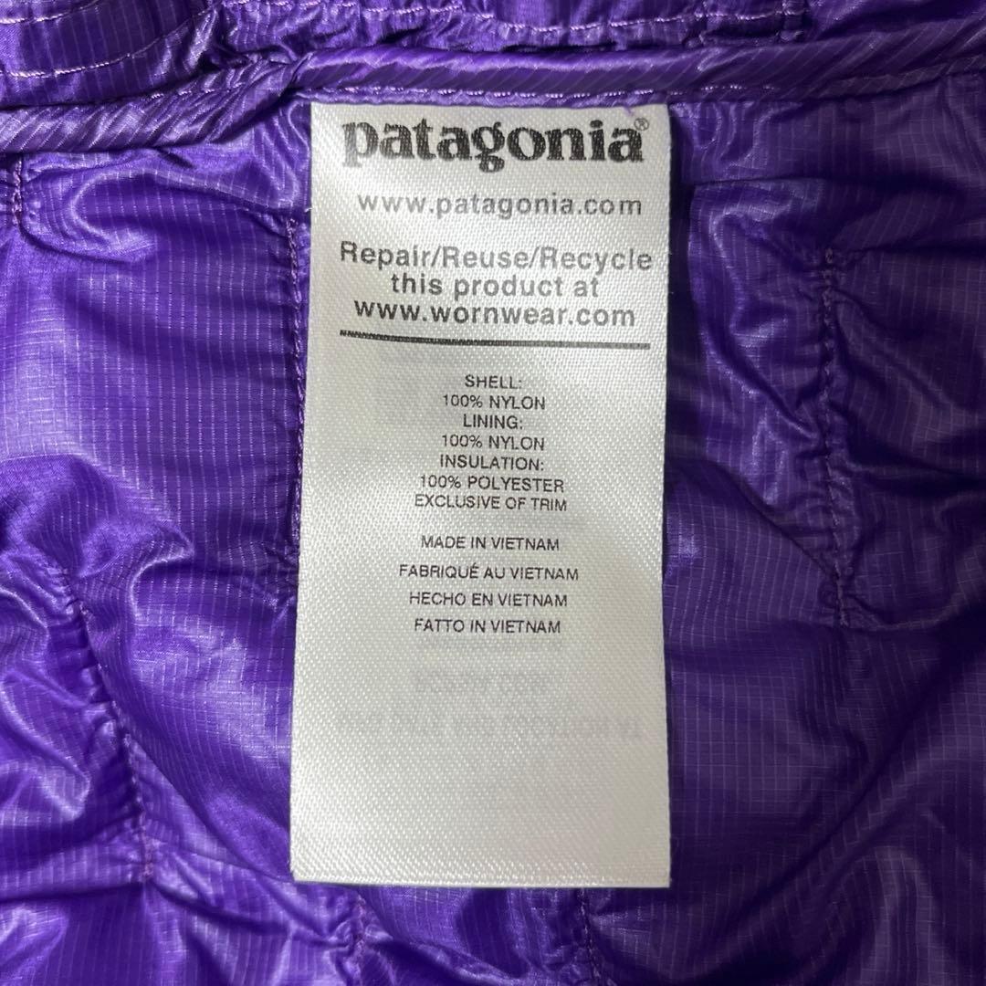 パタゴニア マイクロ パフ フーディ 紫 パープル