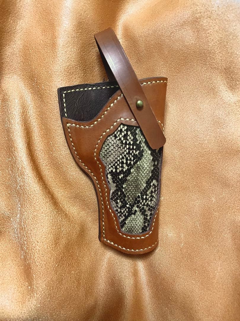 グロック17 18C用右利きレザーホルスター No.831