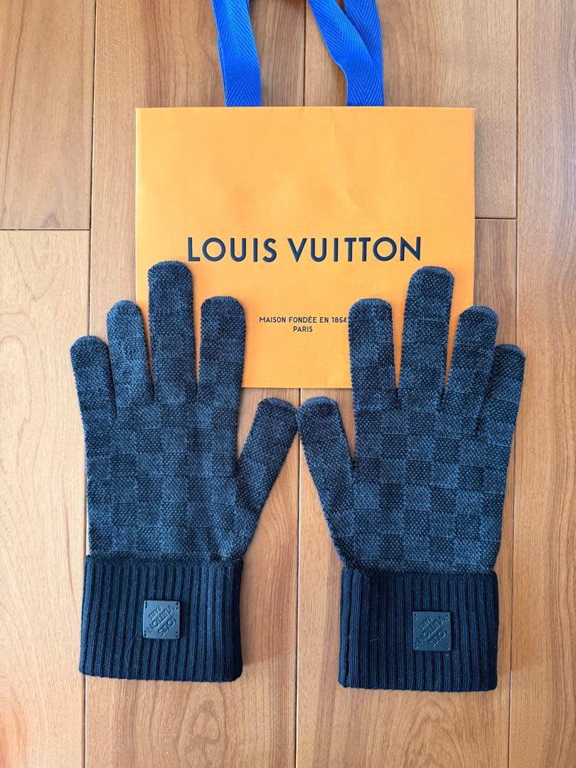 【極美品】Louis Vuitton ルイヴィトン ダミエ 手袋