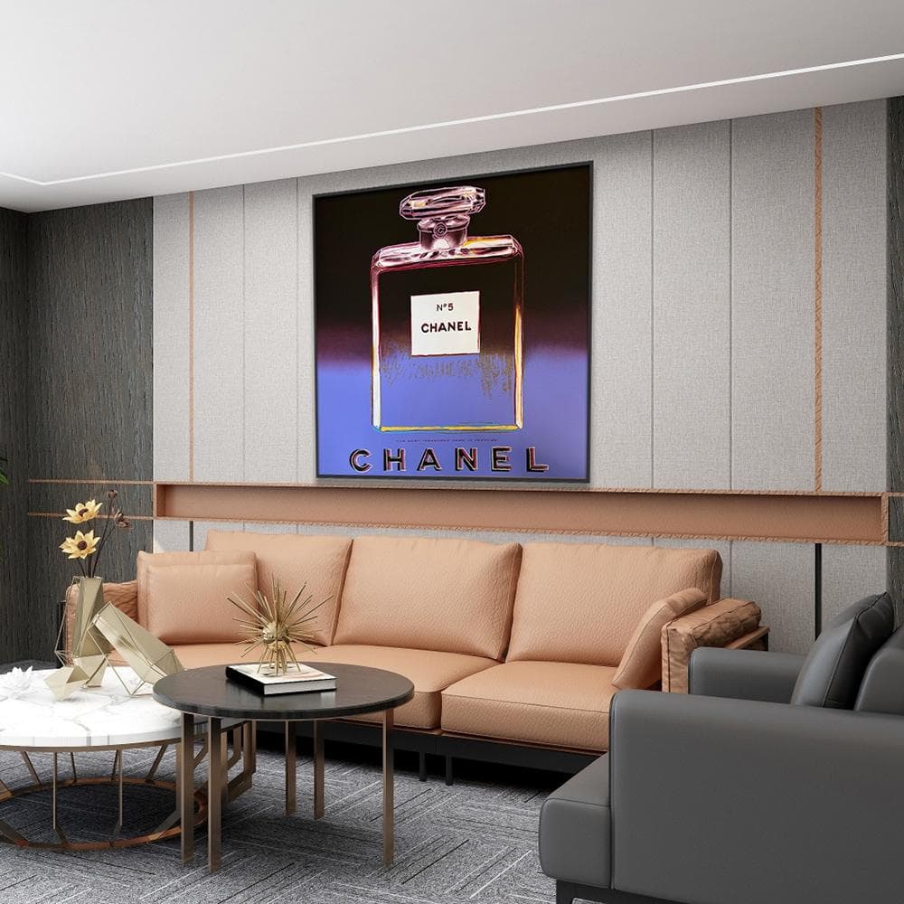 額装品証明書付/シャネル/サンデー B モーニング/ウォーホル/ CHANEL