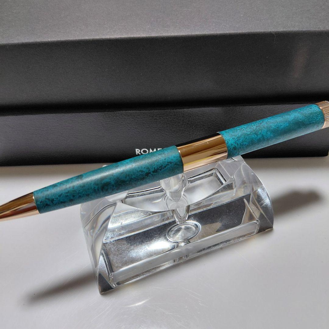 ほぼ新品！ 激レア 限定 ロメオNo.3 斑紋ガス青銅色ボールペン 伊東屋