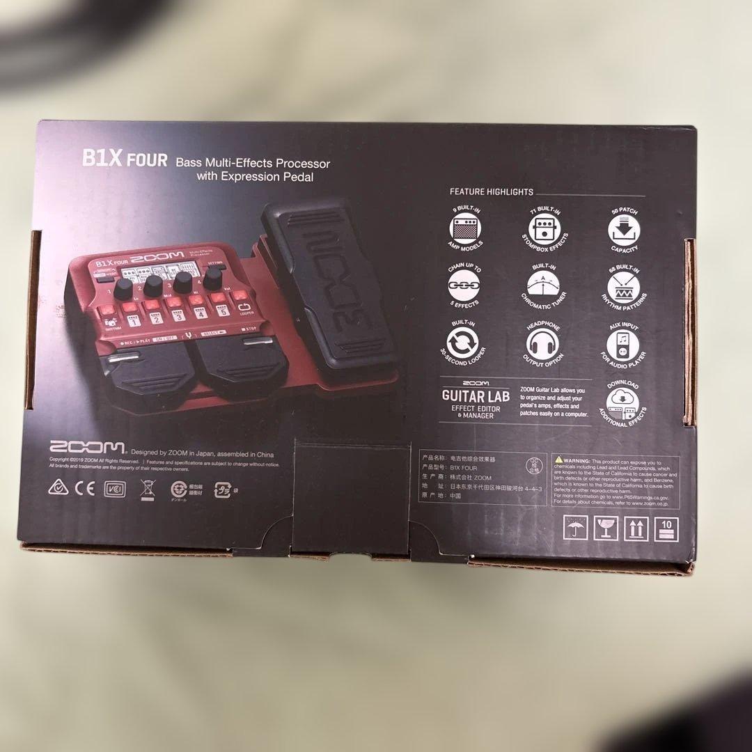 美品ZOOM B1X FOUR マルチエフェクター本体