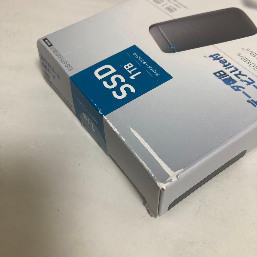 ELECOM 1TB 外付けSSD USB接続