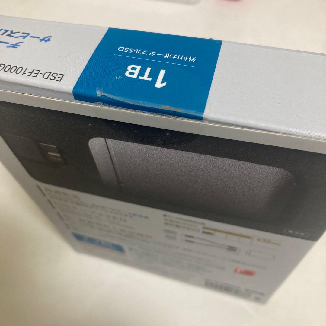 ELECOM 1TB 外付けSSD USB接続