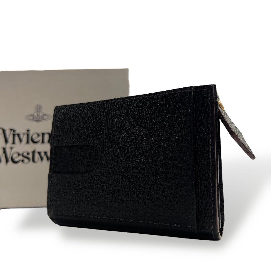 Vivienne Westwood ブラック レザー ケース 7654