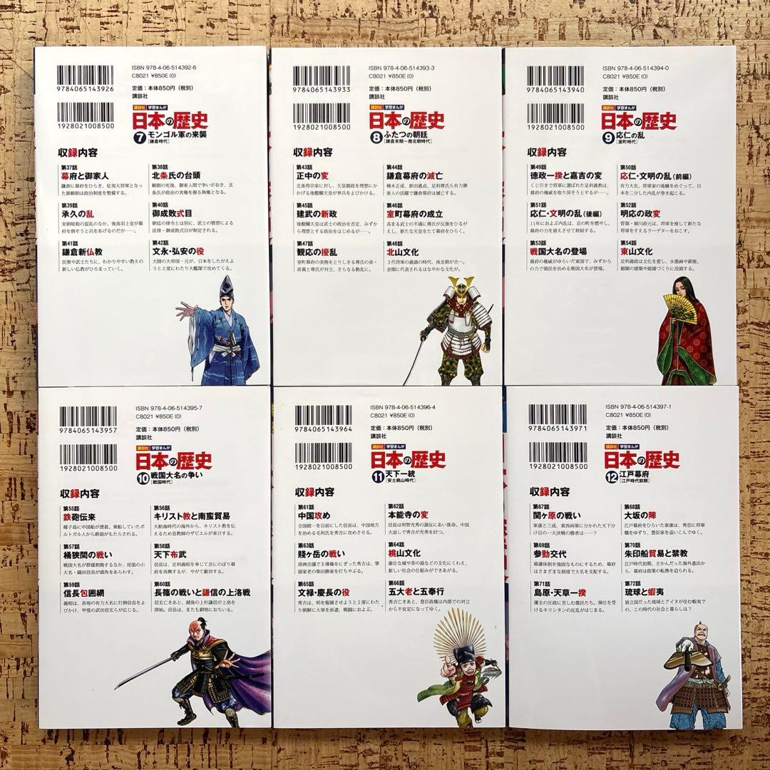 【美品】学習まんが 日本の歴史　全20巻セット　講談社