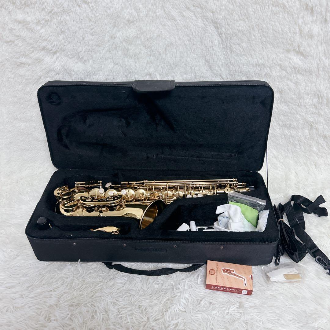 極美品　アルトサックス　ケース付き　初心者向き　ノーブランド　①