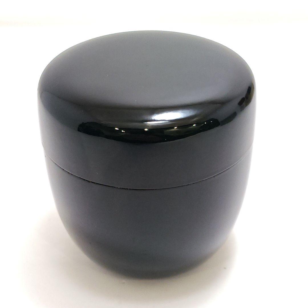 Y3032-12 茶道具 欅・蒔絵・黒漆 棗 3点セット　YY