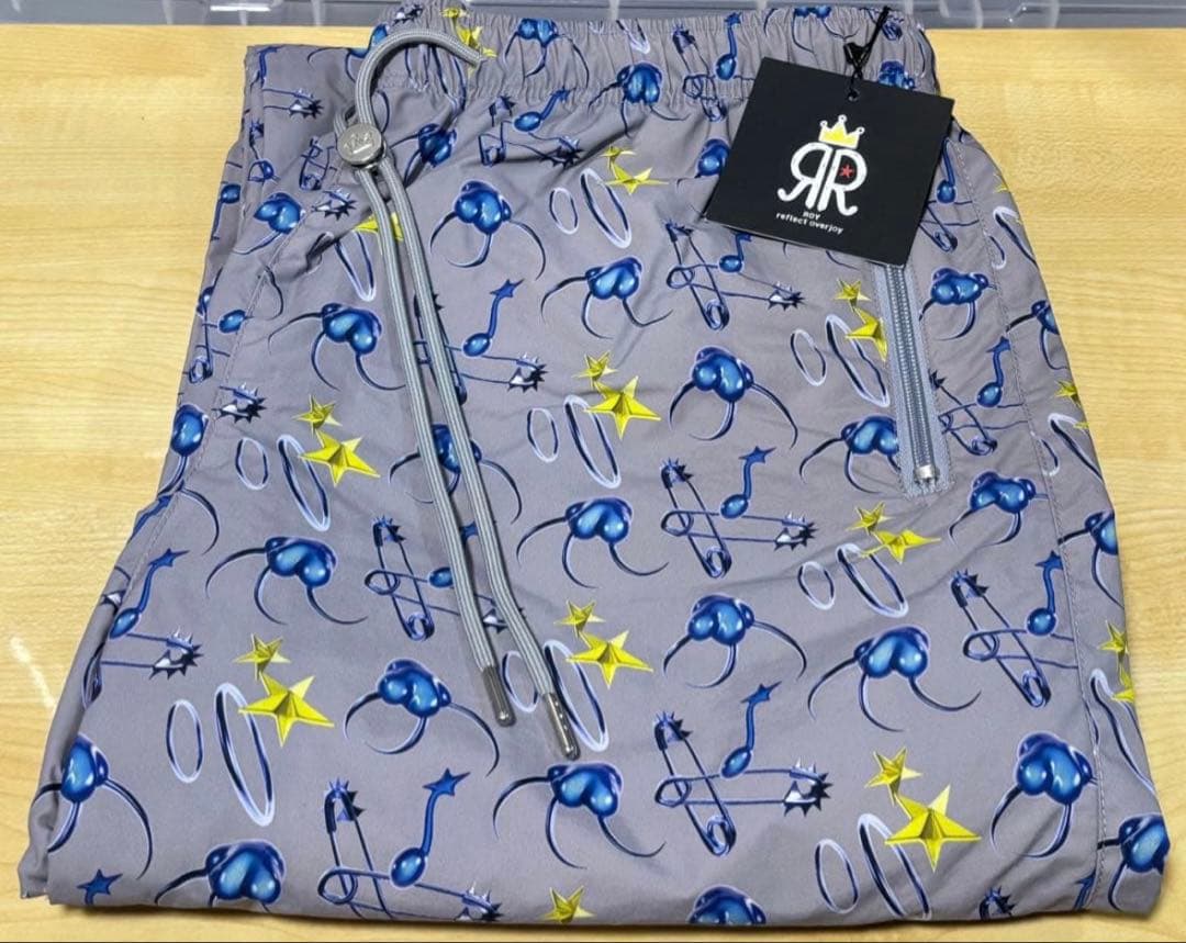 LiSA ROY reflect overjoy 総柄ナイロンパンツ M