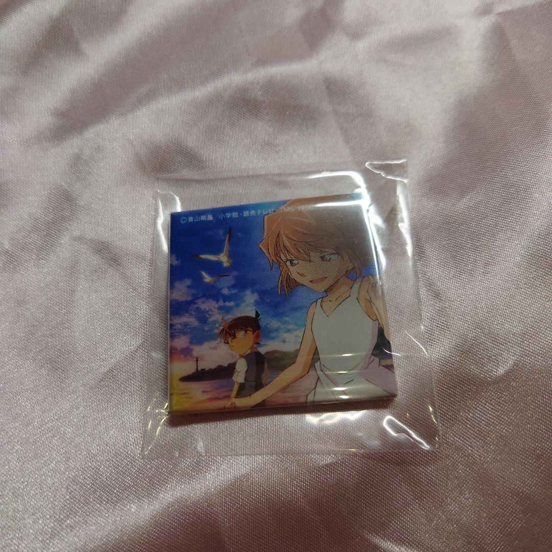 名探偵コナン 灰原哀 スクエア缶バッジ Sissy Sky 特典　1996年