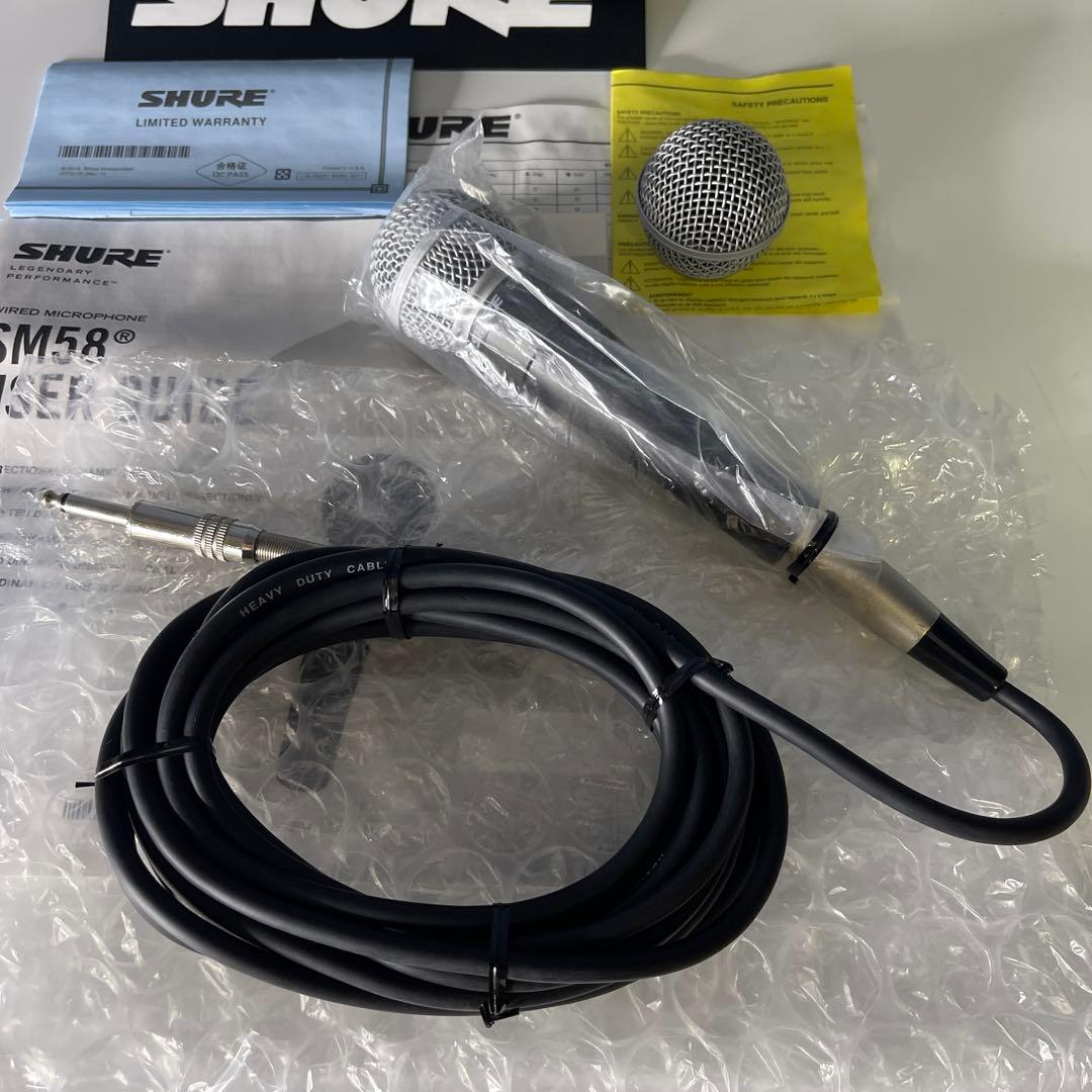 『SHURE 美品』SM58 ダイナミックマイク