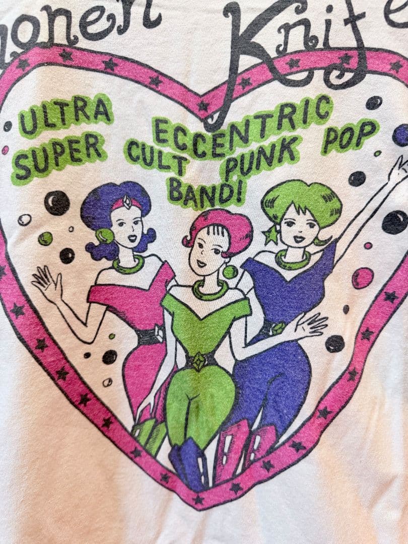 ヴィンテージ 少年ナイフ　Tシャツ over dose カート コバーン