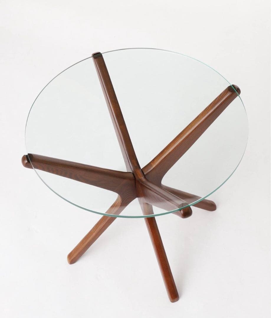 ACME Furniture⭐️トラッセルサイドテーブル⭐️ガラス×木