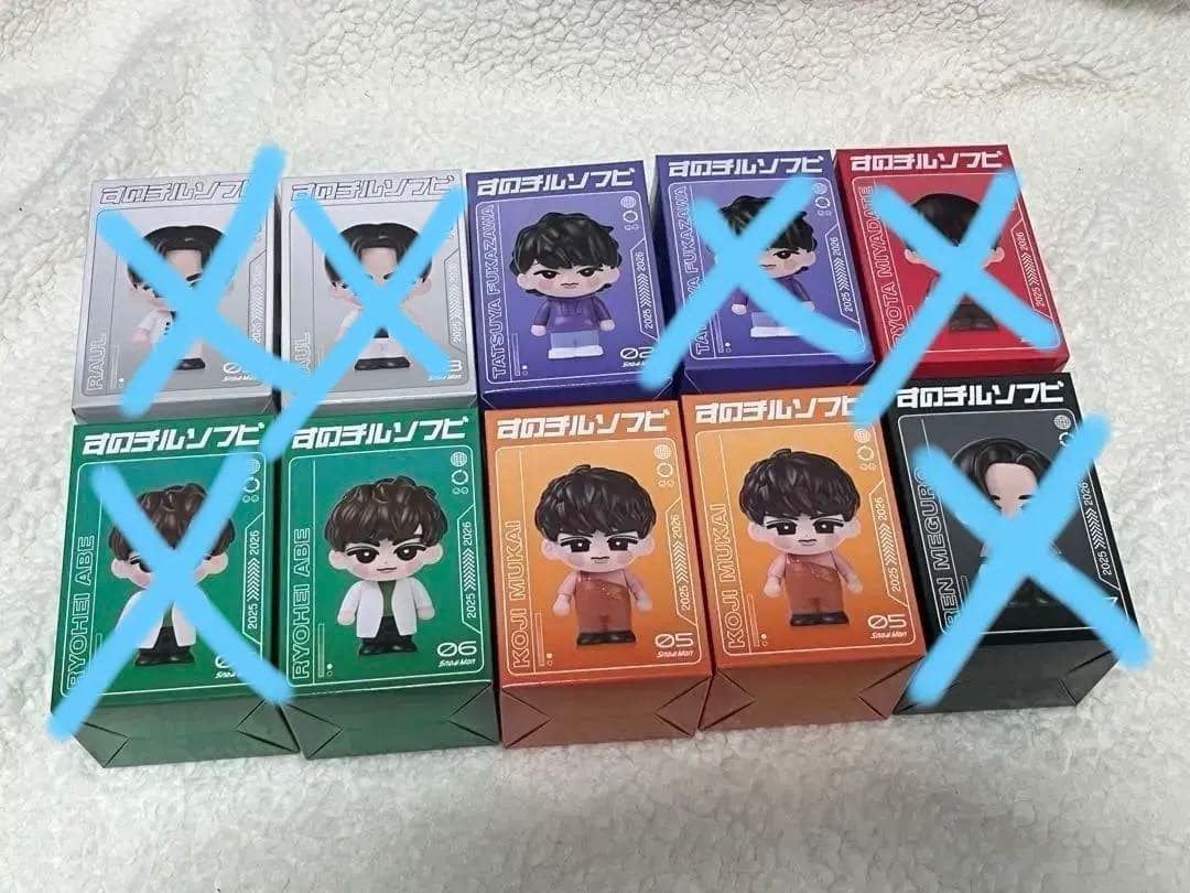 Manソフビ　4個セット