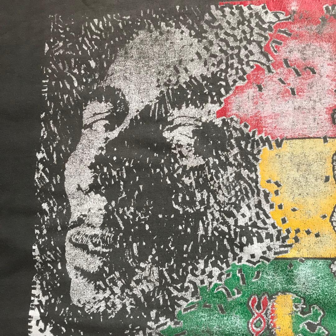 27 ボブマーリー Bob Marley 80年代ヴィンテージ Tシャツ レゲエ