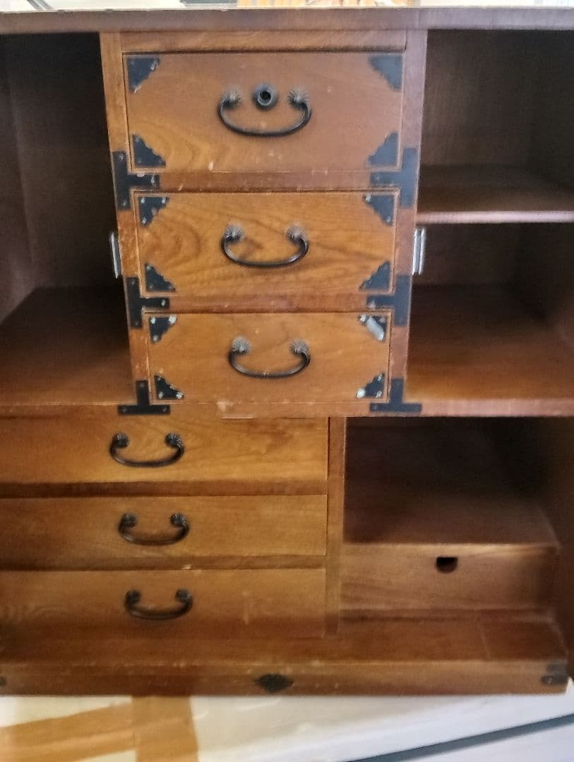 木製日本式タンス 昭和レトロ