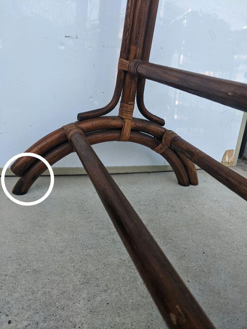 Tao　スツール ワイドタイプ 収納スツール アンティーク　ラタン