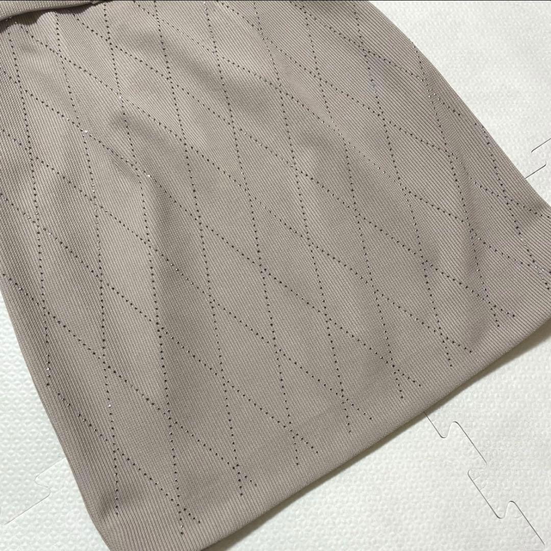 ローブドフルール Glossy キャバクラ ドレス ビジュー ラメ ジップ