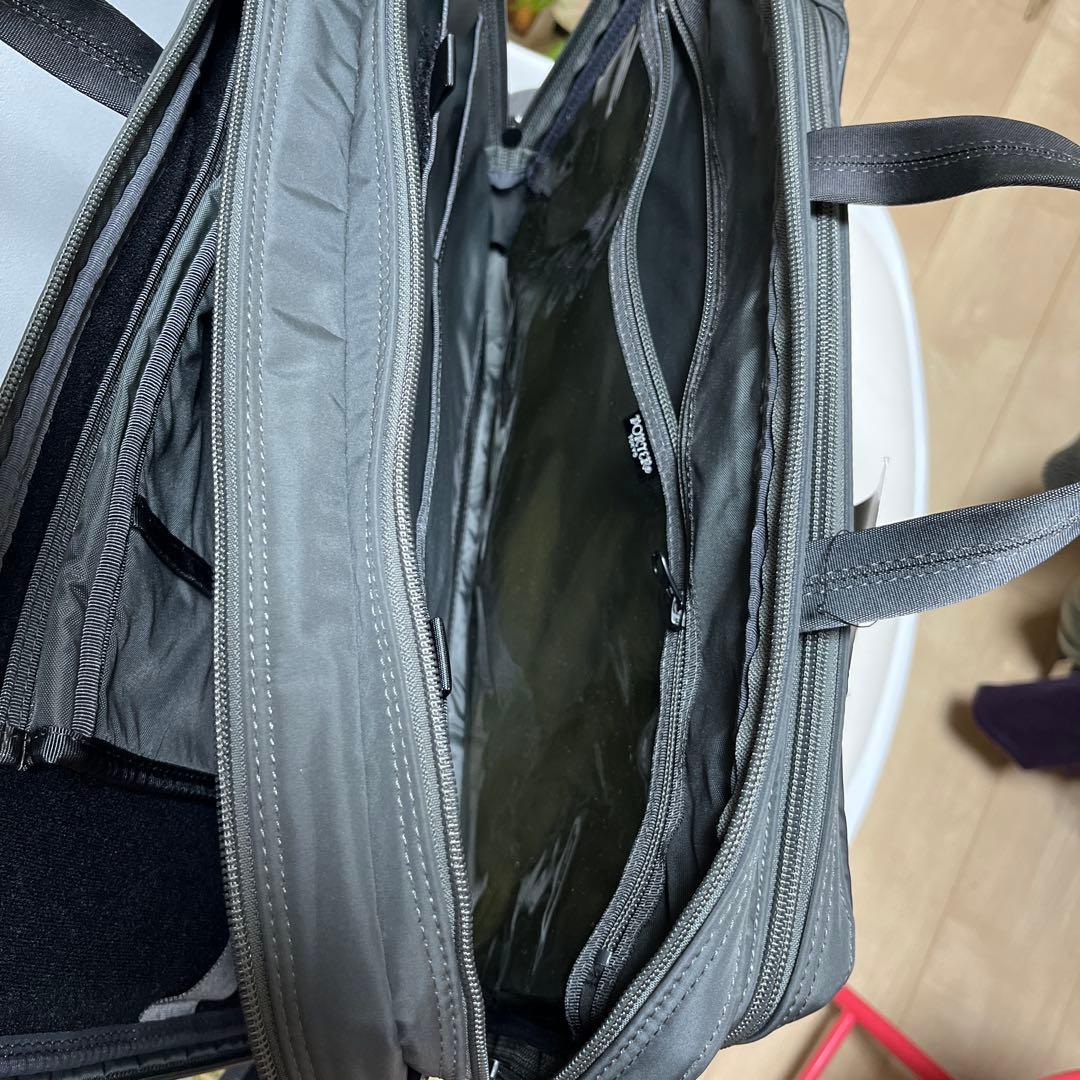 未使用に近いPORTER ポーター ドライブ 3WAY ブリーフケース グレー