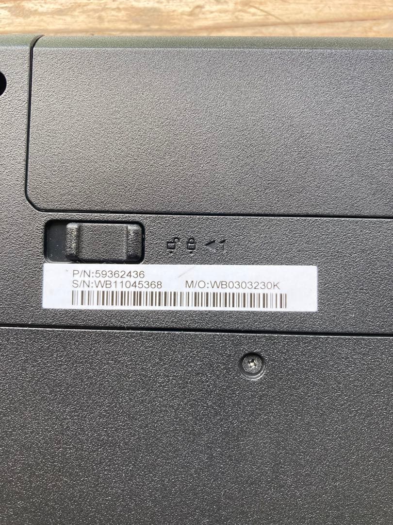 動作確認済み　Lenovo ノートPC G580