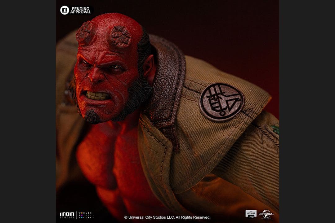 バトルジオラマ・シリーズ　1/10スケール　ヘルボーイ　スタチュー　フィギュア