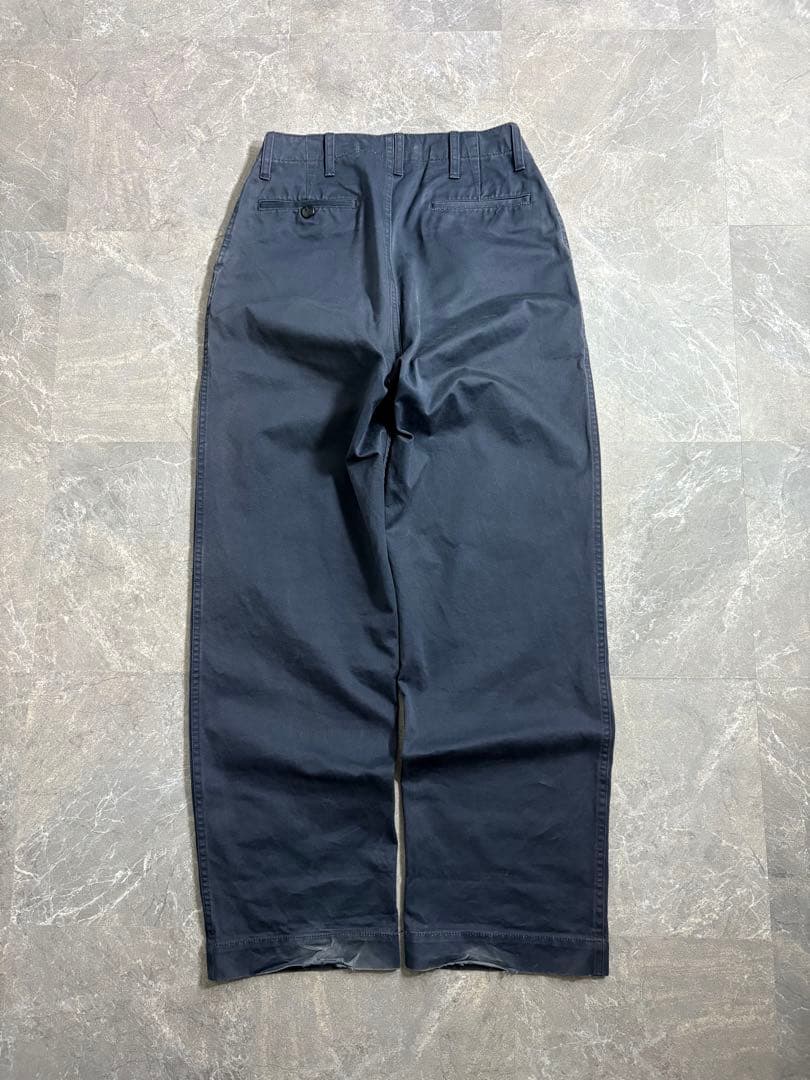 パンツ Nigel Cabourn wide cotton chino pants
