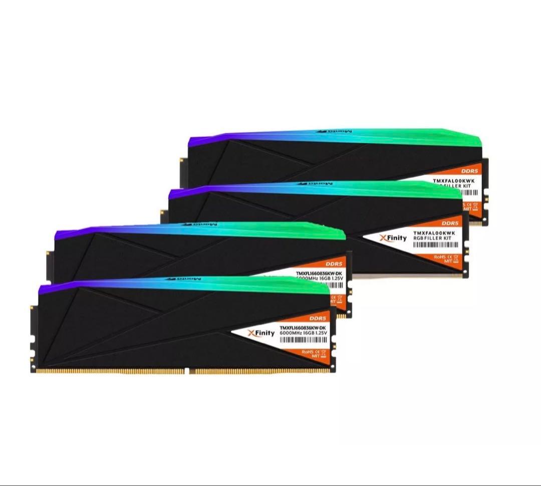 DDR5-6000 32gb (16gb×2 + ダミー×2)