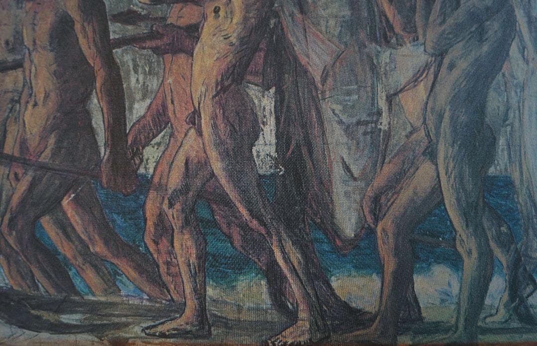 ロマン主義画家青木繁『海の幸』プリハード複製画 日本ハードコート株式会社 製作