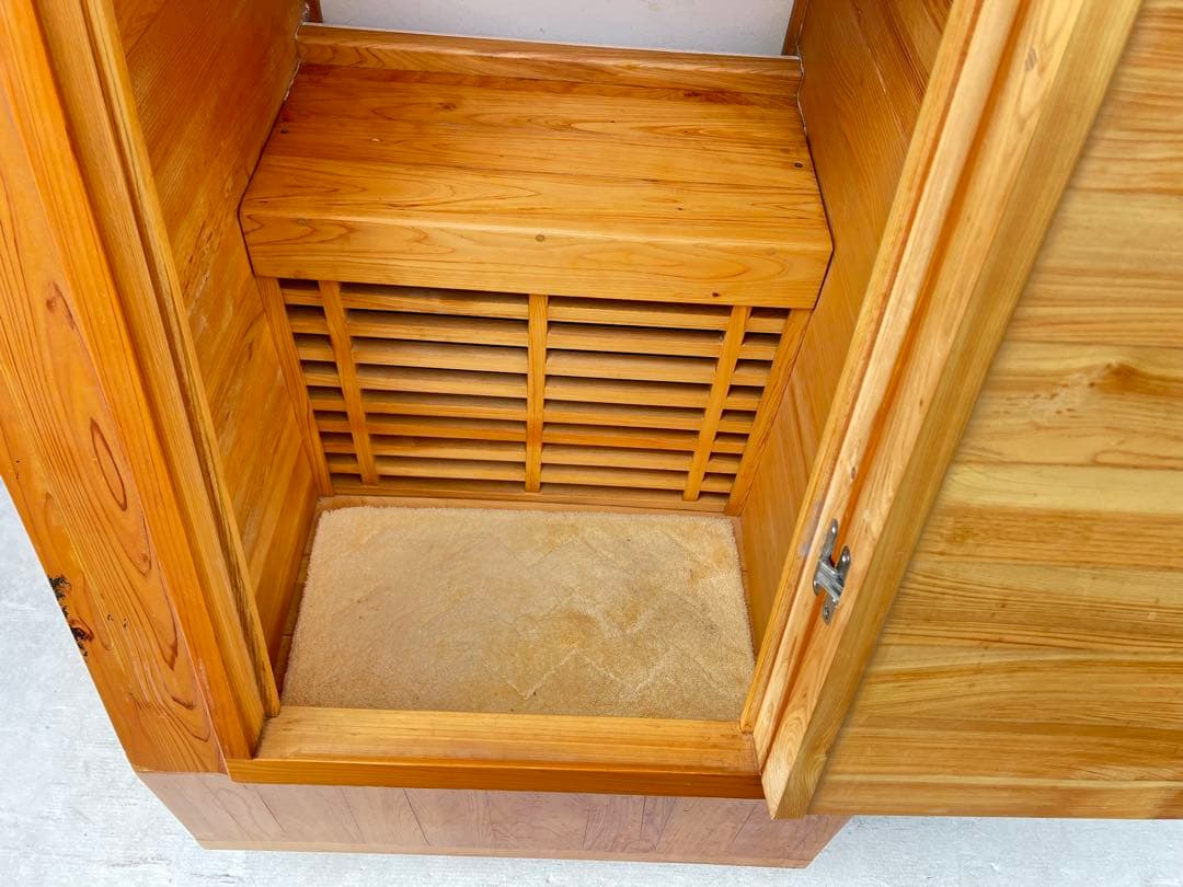 木製コンパクトサウナ 温度調節機能付き