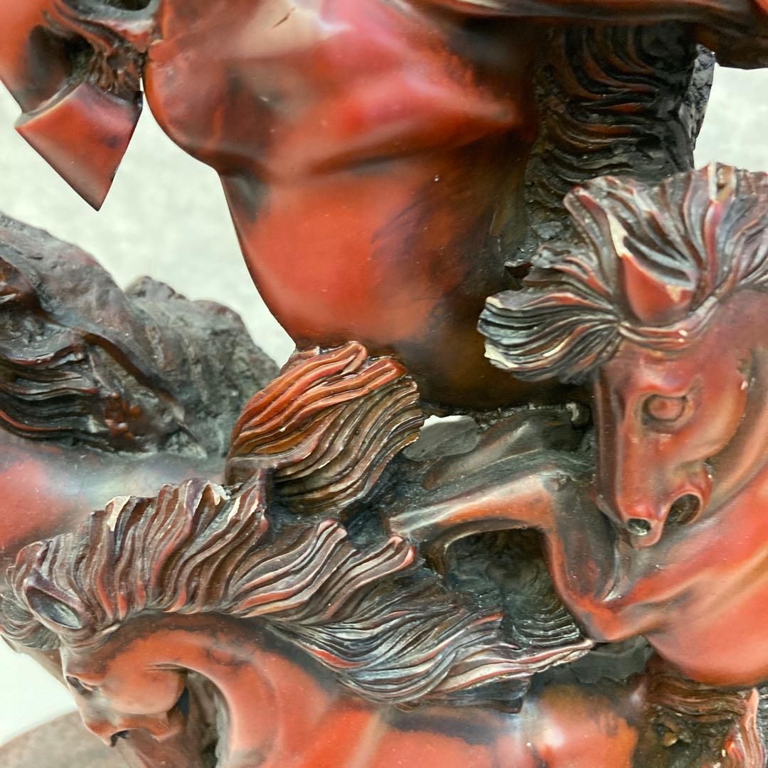 九頭馬 馬 豪華 躍動感 躍動的 置物 インテリア 装飾品 開運 縁起物 置物