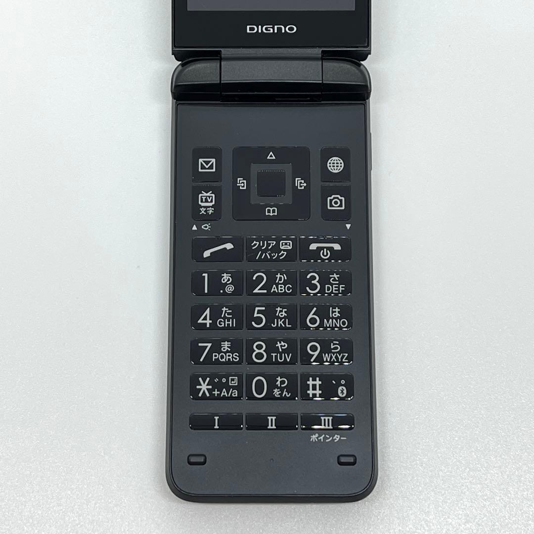 【美品】DIGNOケータイ3 902KC ソフトバンク SIMフリー ブラック⑨