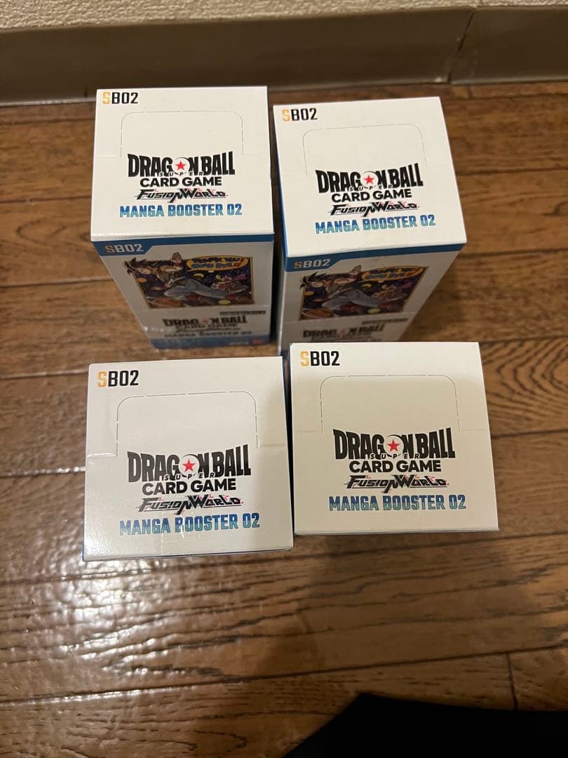 ドラゴンボールカード MANGA BOOSTER 4ボックス 未開封