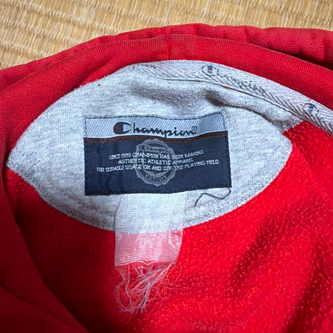 Championスーパーフーディー　コーンヘッド レッド パーカー