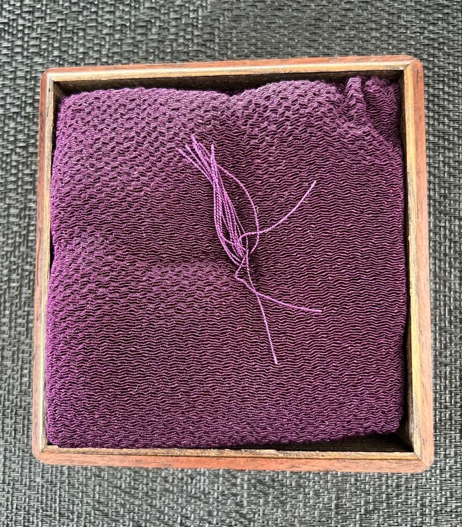 刀装具 刀鍔 鉃地 透かし鍔 吉祥文様 無銘 金象嵌 時代物 アンティーク 箱付